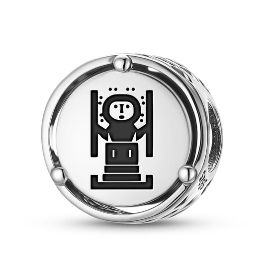 925 Sterling Silver Inca Viracocha Charms For Bracelets & Necklaces Pendants Beads Jewelry Fit Pan Bracelet Charm Ethnic Cultural Symbols Gifts For Women