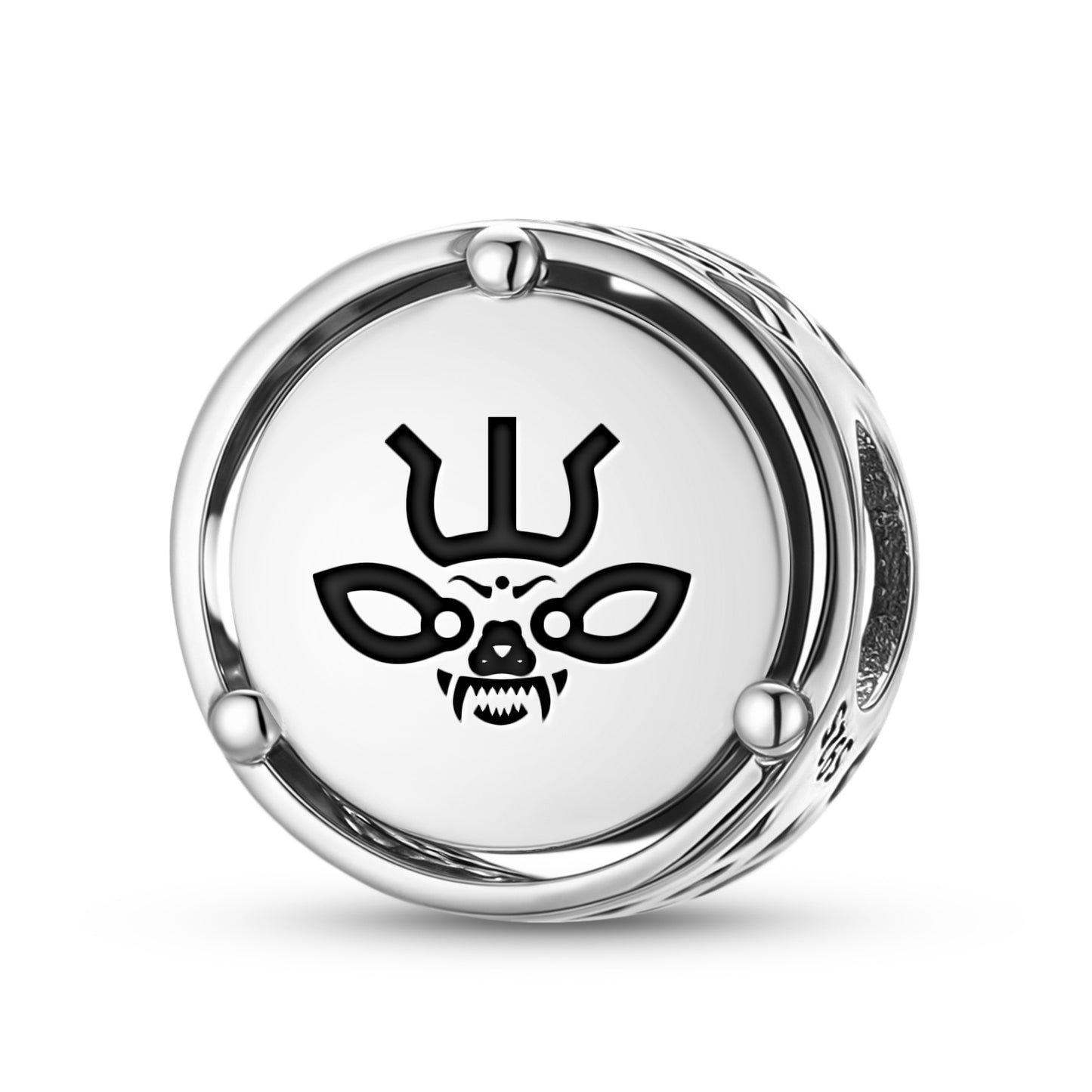 925 Sterling Silver Inca Supay Charms For Bracelets & Necklaces Pendants Beads Jewelry Fit Pan Bracelet Charm Ethnic Cultural Symbols Gifts For Women