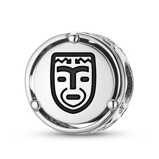 925 Sterling Silver Inca Kon Charms For Bracelets & Necklaces Pendants Beads Jewelry Fit Pan Bracelet Charm Ethnic Cultural Symbols Gifts For Women