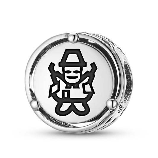 925 Sterling Silver Inca Ekeko Charms For Bracelets & Necklaces Pendants Beads Jewelry Fit Pan Bracelet Charm Ethnic Cultural Symbols Gifts For Women