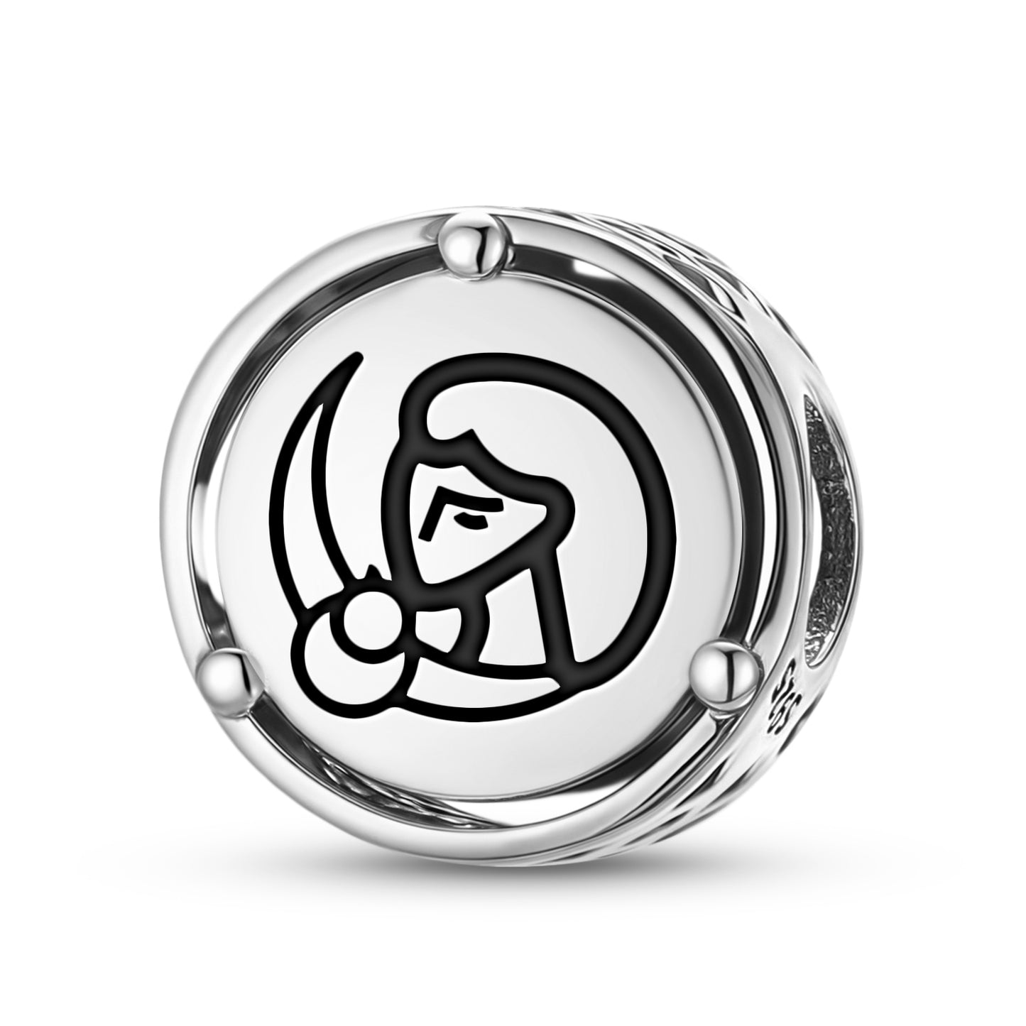 925 Sterling Silver Inca Cavillace Charms For Bracelets & Necklaces Pendants Beads Jewelry Fit Pan Bracelet Charm Ethnic Cultural Symbols Gifts For Women