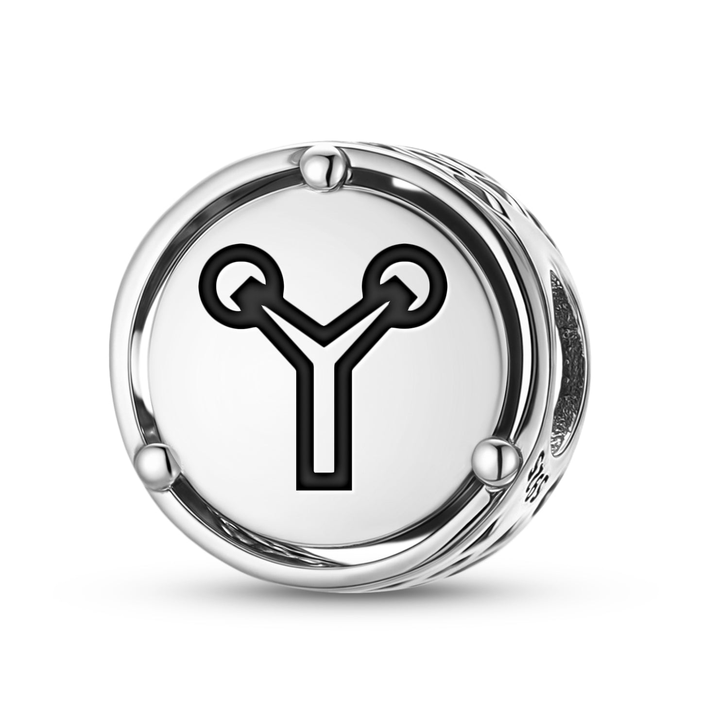 925 Sterling Silver Lakota Sioux Forked Tree Charms For Bracelets & Necklaces Pendants Beads Jewelry Fit Pan Bracelet Charm Ethnic Cultural Symbols Gifts For Women