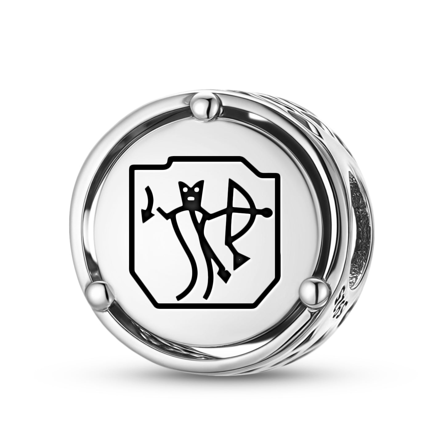 925 Sterling Silver Lakota Sioux Haokah Charms For Bracelets & Necklaces Pendants Beads Jewelry Fit Pan Bracelet Charm Ethnic Cultural Symbols Gifts For Women