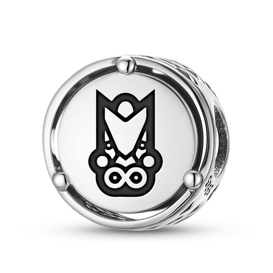 925 Sterling Silver Maori Rūaumoko Charms For Bracelets & Necklaces Pendants Beads Jewelry Fit Pan Bracelet Charm Ethnic Cultural Symbols Gifts For Women