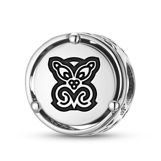 925 Sterling Silver Maori Tāne Charms For Bracelets & Necklaces Pendants Beads Jewelry Fit Pan Bracelet Charm Ethnic Cultural Symbols Gifts For Women
