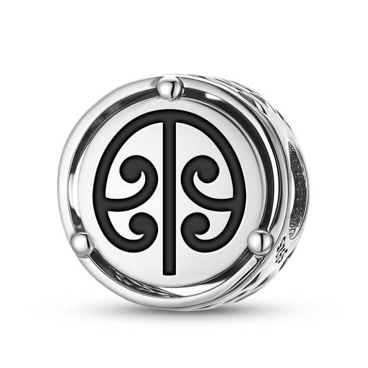 925 Sterling Silver Maori Mangopare Charms For Bracelets & Necklaces Pendants Beads Jewelry Fit Pan Bracelet Charm Ethnic Cultural Symbols Gifts For Women