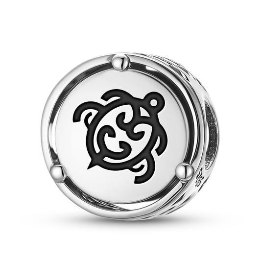 925 Sterling Silver Maori Koru Honu Charms For Bracelets & Necklaces Pendants Beads Jewelry Fit Pan Bracelet Charm Ethnic Cultural Symbols Gifts For Women