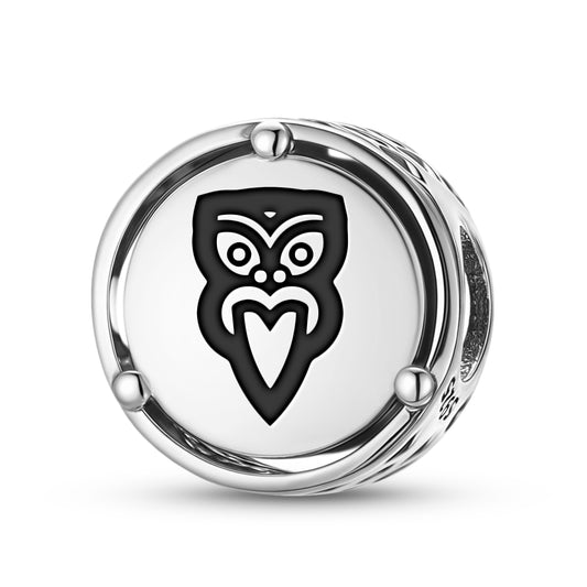 925 Sterling Silver Maori Hei Taiaha Charms For Bracelets & Necklaces Pendants Beads Jewelry Fit Pan Bracelet Charm Ethnic Cultural Symbols Gifts For Women