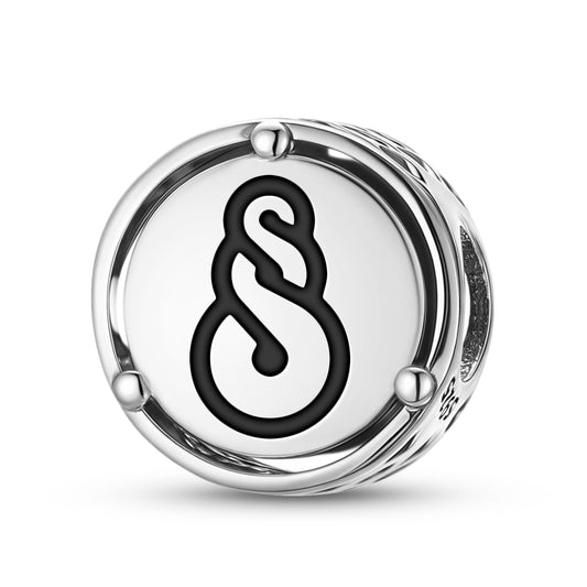 925 Sterling Silver Maori Double Twist Charms For Bracelets & Necklaces Pendants Beads Jewelry Fit Pan Bracelet Charm Ethnic Cultural Symbols Gifts For Women
