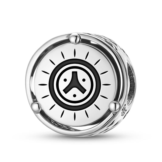 925 Sterling Silver Taino Great Seal Charms For Bracelets & Necklaces Pendants Beads Jewelry Fit Pan Bracelet Charm Ethnic Cultural Symbols Gifts For Women