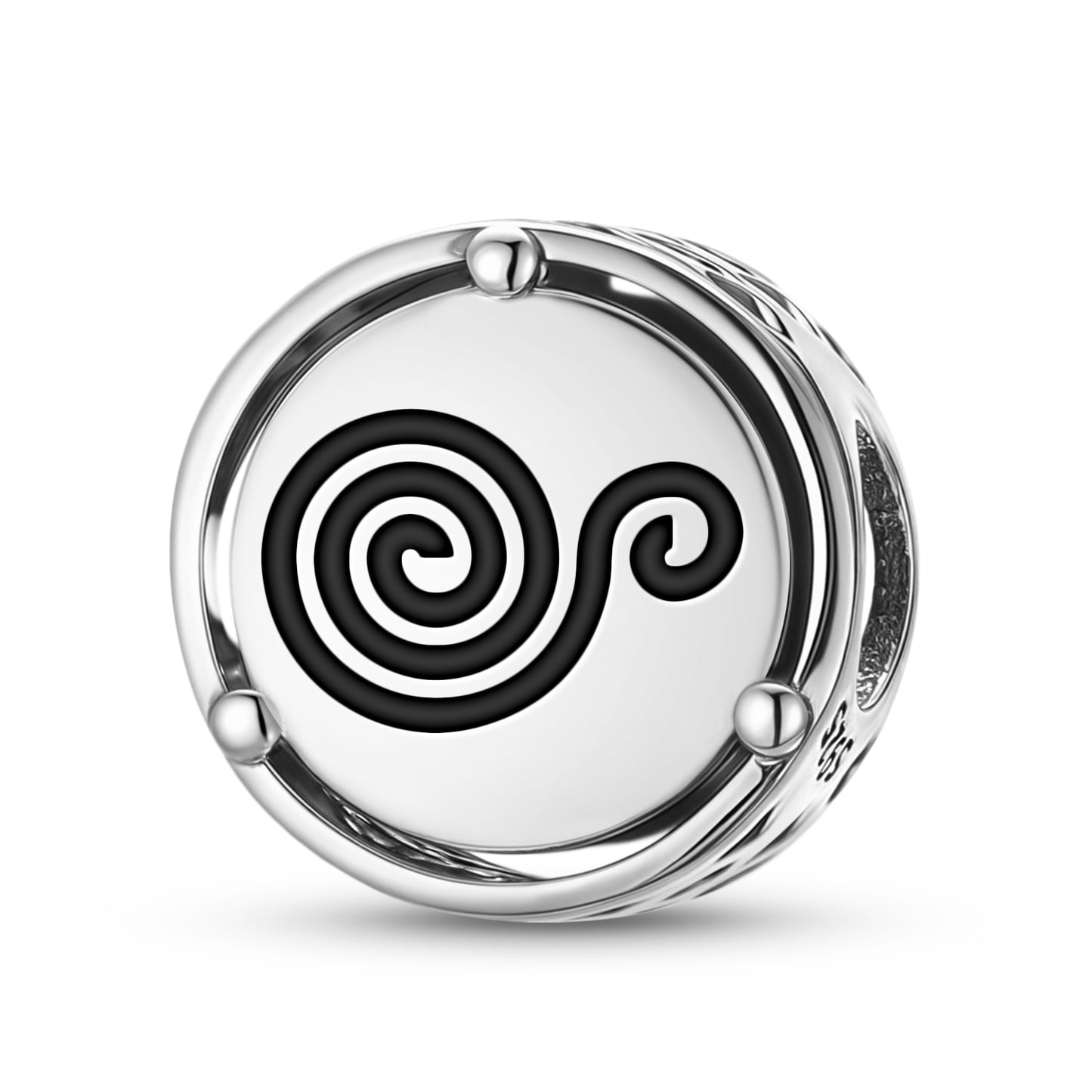 925 Sterling Silver Taino Snail Conch Charms For Bracelets & Necklaces Pendants Beads Jewelry Fit Pan Bracelet Charm Ethnic Cultural Symbols Gifts For Women