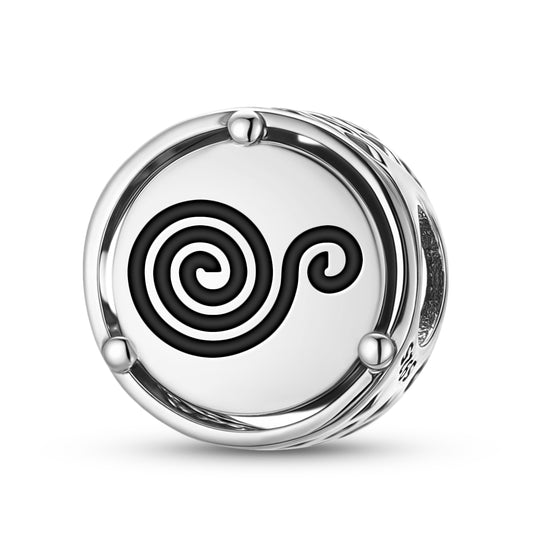 925 Sterling Silver Taino Snail Conch Charms For Bracelets & Necklaces Pendants Beads Jewelry Fit Pan Bracelet Charm Ethnic Cultural Symbols Gifts For Women