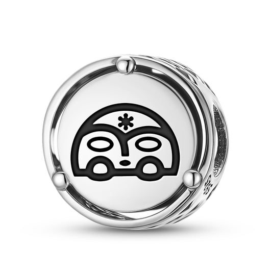 925 Sterling Silver Taino Moon Goddess Charms For Bracelets & Necklaces Pendants Beads Jewelry Fit Pan Bracelet Charm Ethnic Cultural Symbols Gifts For Women