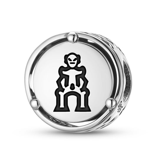 925 Sterling Silver Taino Dimivan Caracaracol Charms For Bracelets & Necklaces Pendants Beads Jewelry Fit Pan Bracelet Charm Ethnic Cultural Symbols Gifts For Women