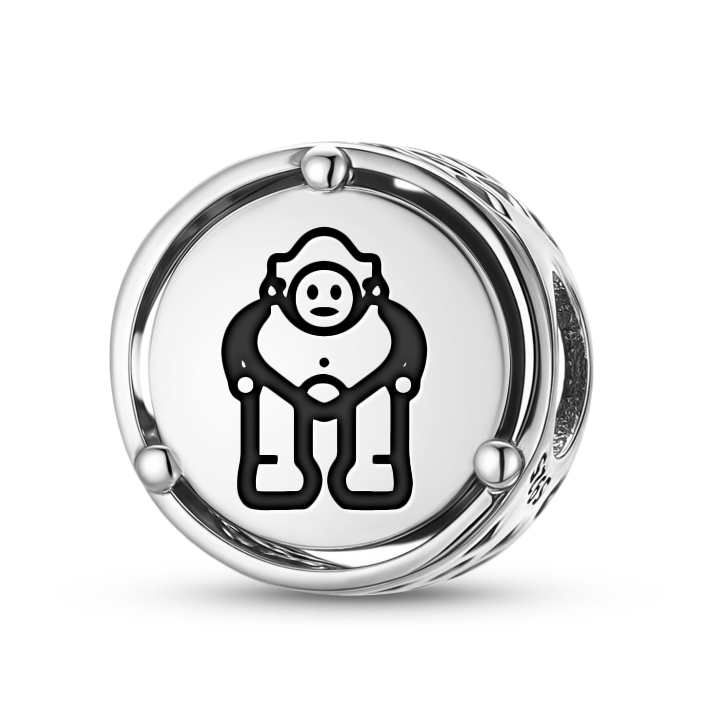 925 Sterling Silver Taino Itiva Tahuvava Charms For Bracelets & Necklaces Pendants Beads Jewelry Fit Pan Bracelet Charm Ethnic Cultural Symbols Gifts For Women
