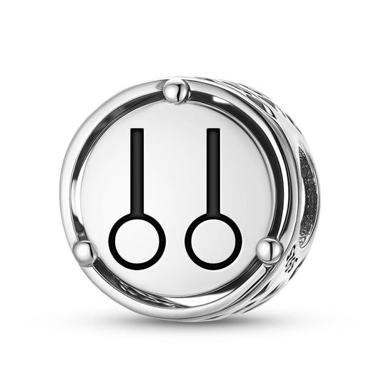 925 Sterling Silver Native Rock Art Observation Charms For Bracelets & Necklaces Pendants Beads Jewelry Fit Pan Bracelet Charm Ethnic Cultural Symbols Gifts For Women
