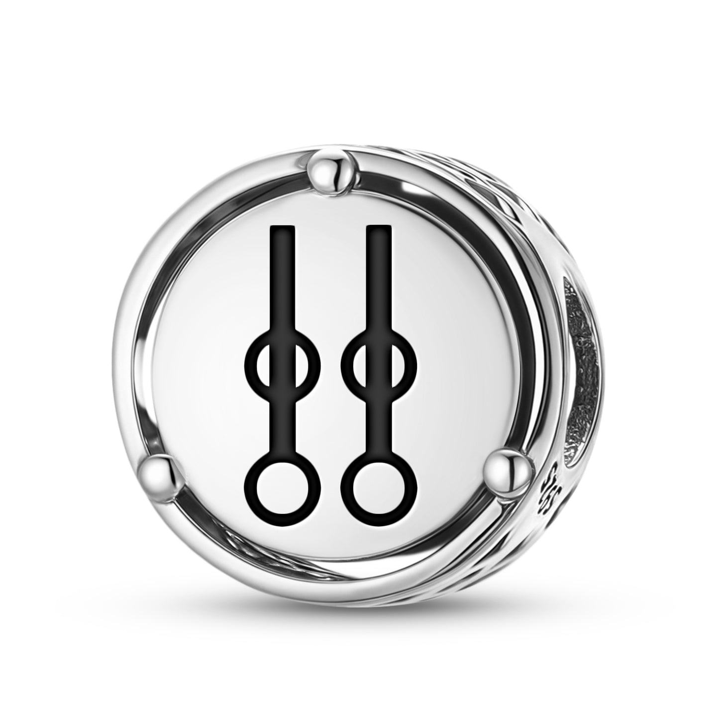 925 Sterling Silver Native Rock Art Prophecy Charms For Bracelets & Necklaces Pendants Beads Jewelry Fit Pan Bracelet Charm Ethnic Cultural Symbols Gifts For Women