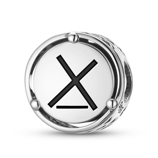 925 Sterling Silver Native Rock Art Wise Influence Charms For Bracelets & Necklaces Pendants Beads Jewelry Fit Pan Bracelet Charm Ethnic Cultural Symbols Gifts For Women