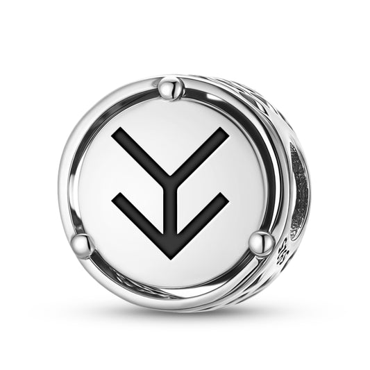 925 Sterling Silver Native Rock Art Wedding Charms For Bracelets & Necklaces Pendants Beads Jewelry Fit Pan Bracelet Charm Ethnic Cultural Symbols Gifts For Women