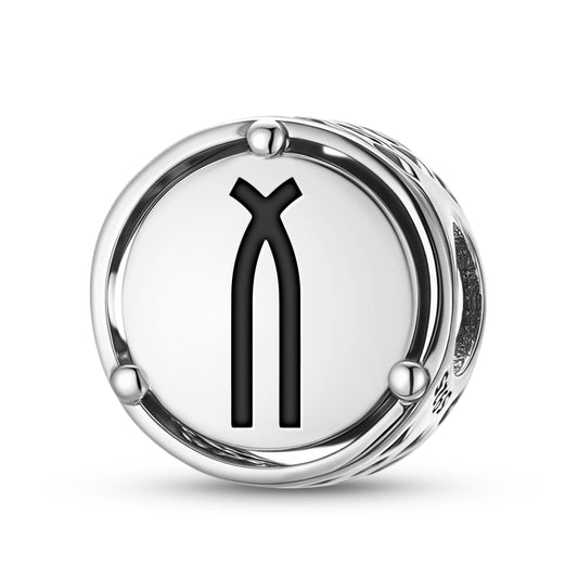 925 Sterling Silver Native Rock Art Spiritual Attitude Charms For Bracelets & Necklaces Pendants Beads Jewelry Fit Pan Bracelet Charm Ethnic Cultural Symbols Gifts For Women