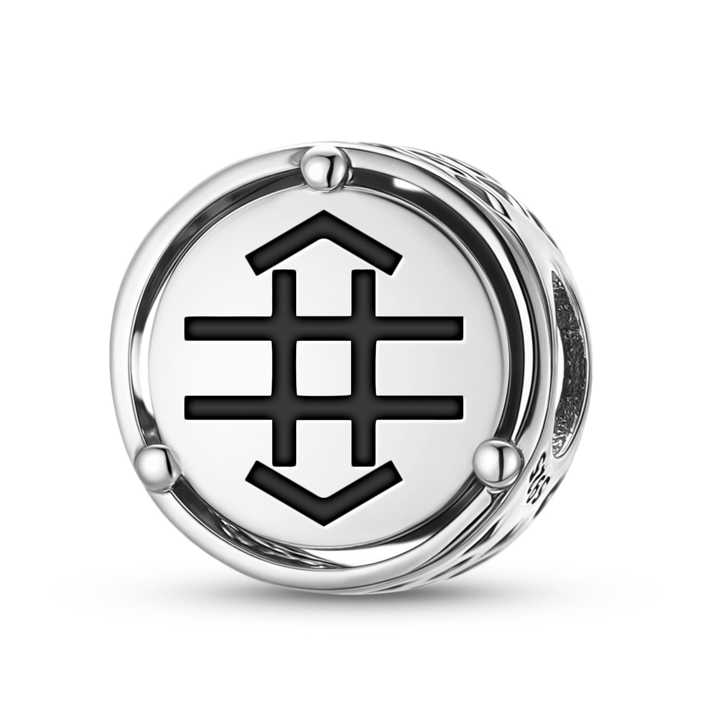 925 Sterling Silver Native Rock Art Work Charms For Bracelets & Necklaces Pendants Beads Jewelry Fit Pan Bracelet Charm Ethnic Cultural Symbols Gifts For Women