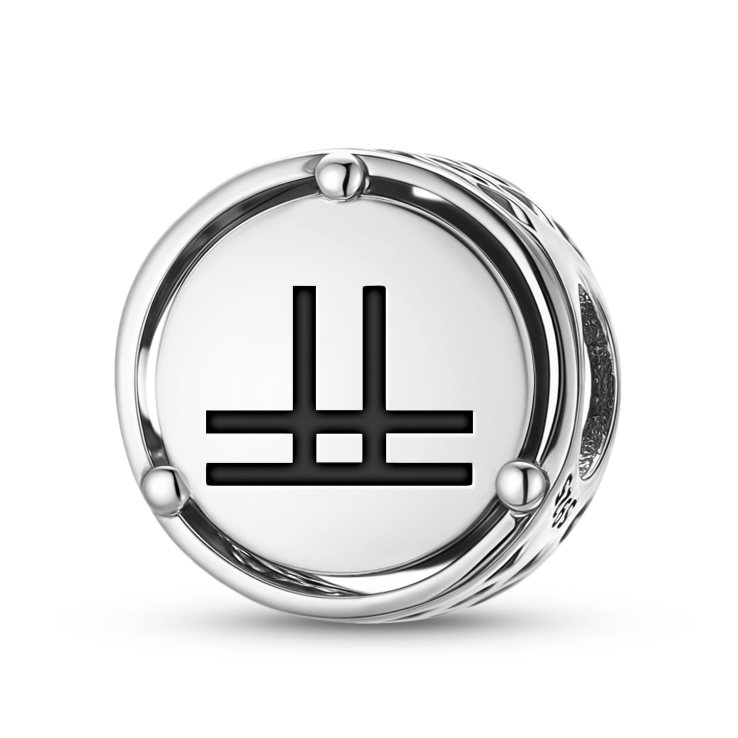 925 Sterling Silver Native Rock Art Health Charms For Bracelets & Necklaces Pendants Beads Jewelry Fit Pan Bracelet Charm Ethnic Cultural Symbols Gifts For Women