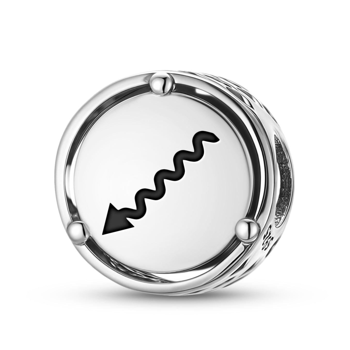 925 Sterling Silver Native Rock Art Wisdom Charms For Bracelets & Necklaces Pendants Beads Jewelry Fit Pan Bracelet Charm Ethnic Cultural Symbols Gifts For Women