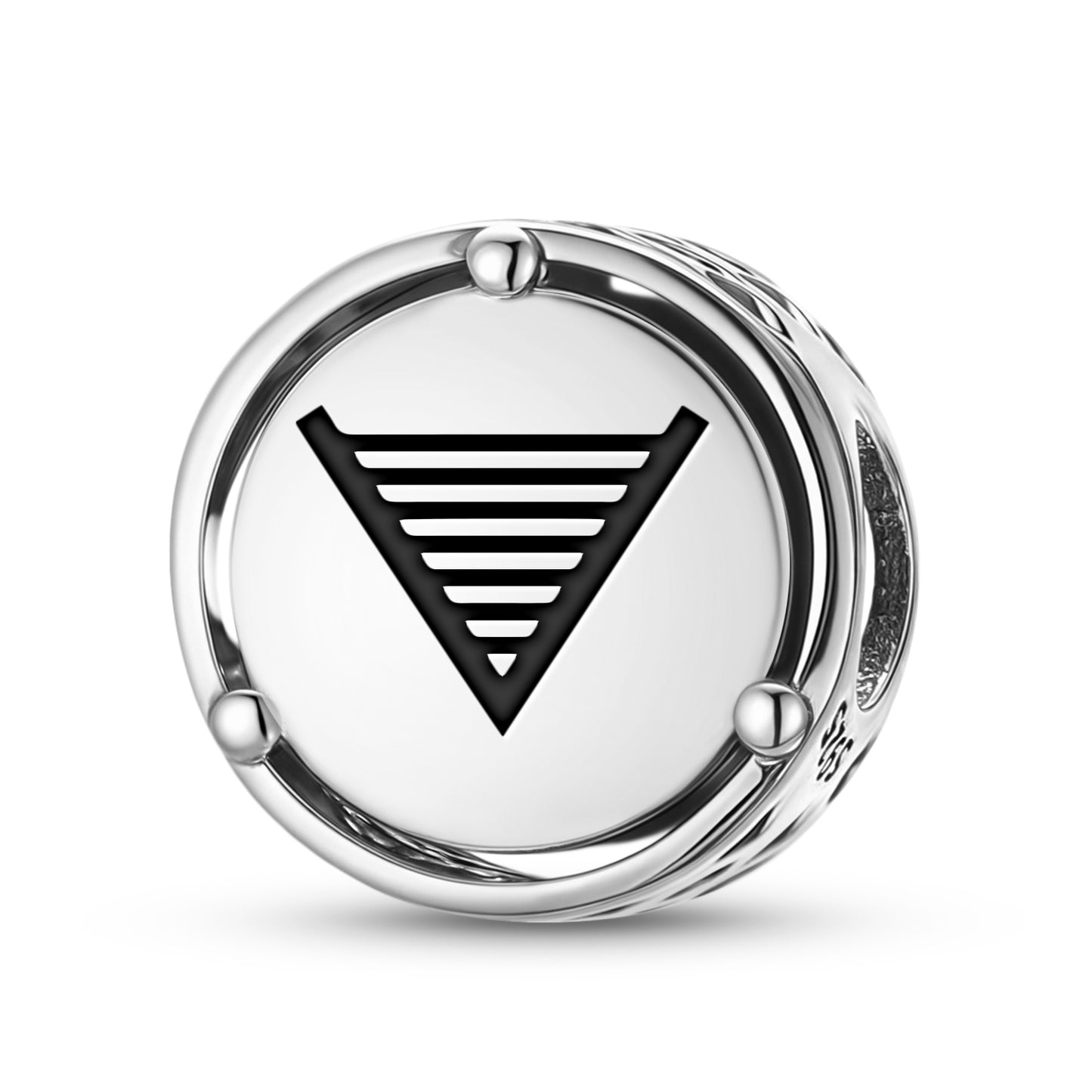 925 Sterling Silver Native Rock Art Development Charms For Bracelets & Necklaces Pendants Beads Jewelry Fit Pan Bracelet Charm Ethnic Cultural Symbols Gifts For Women