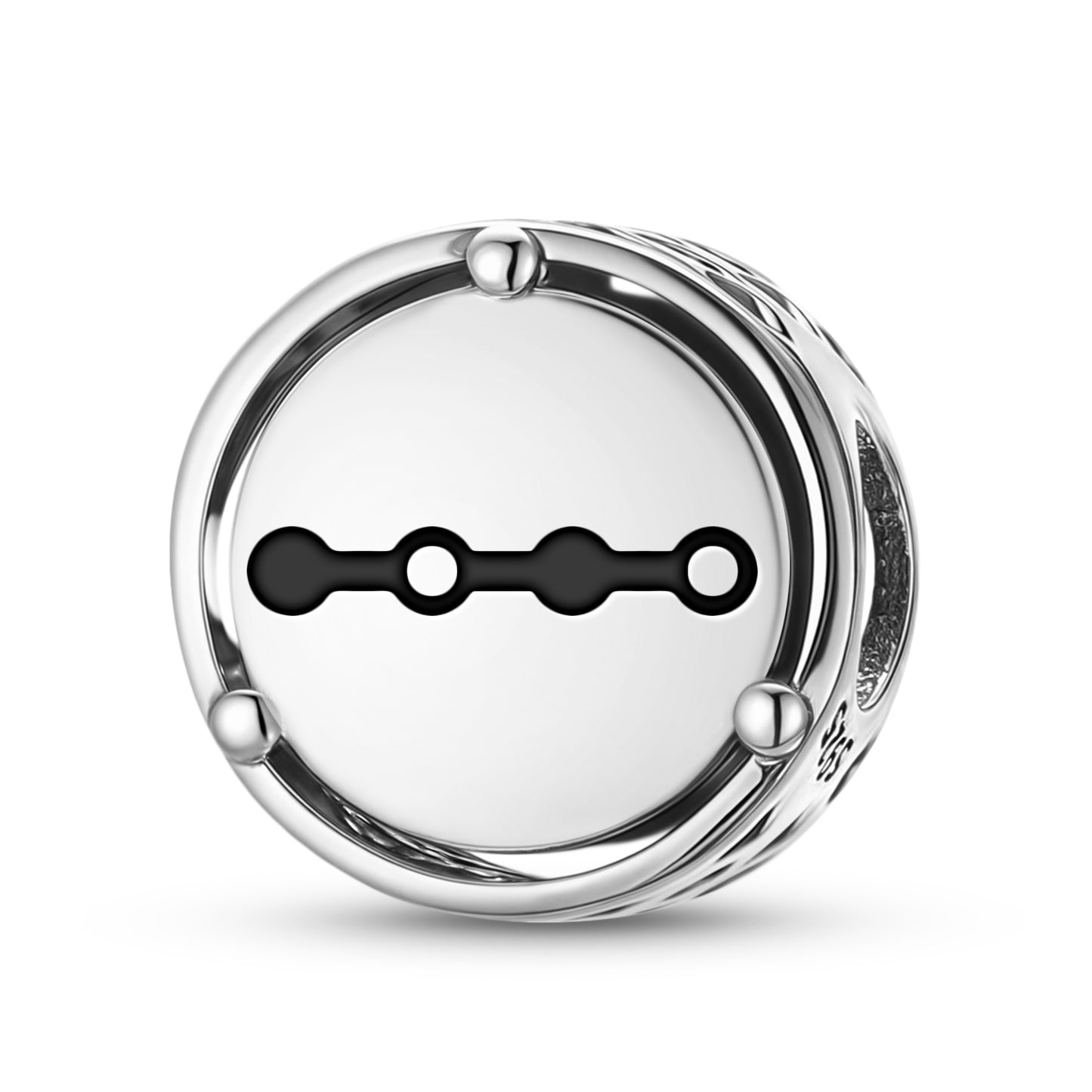 925 Sterling Silver Native Rock Art Time Charms For Bracelets & Necklaces Pendants Beads Jewelry Fit Pan Bracelet Charm Ethnic Cultural Symbols Gifts For Women