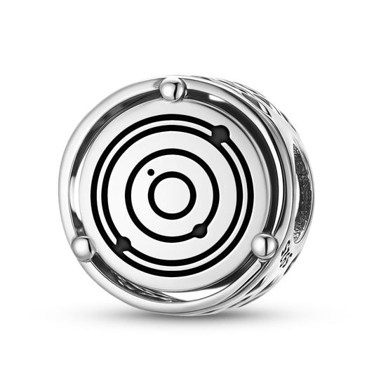925 Sterling Silver Crop Circles Nine Planets Charms For Bracelets & Necklaces Pendants Beads Jewelry Fit Pan Bracelet Charm Ethnic Cultural Symbols Gifts For Women