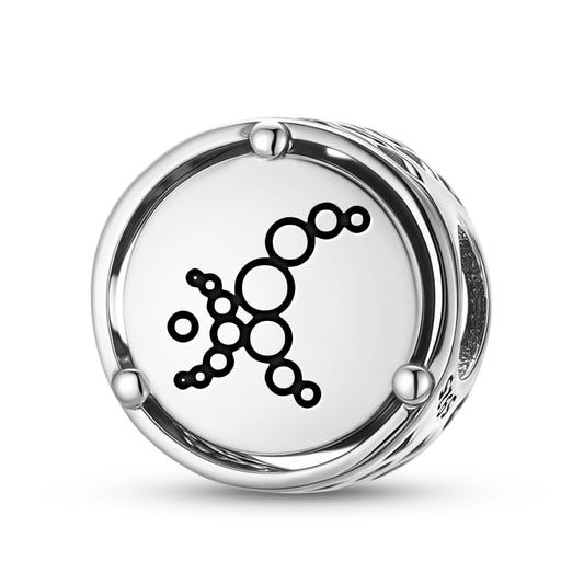 925 Sterling Silver Crop Circles Sudden Crop Circles Charms For Bracelets & Necklaces Pendants Beads Jewelry Fit Pan Bracelet Charm Ethnic Cultural Symbols Gifts For Women