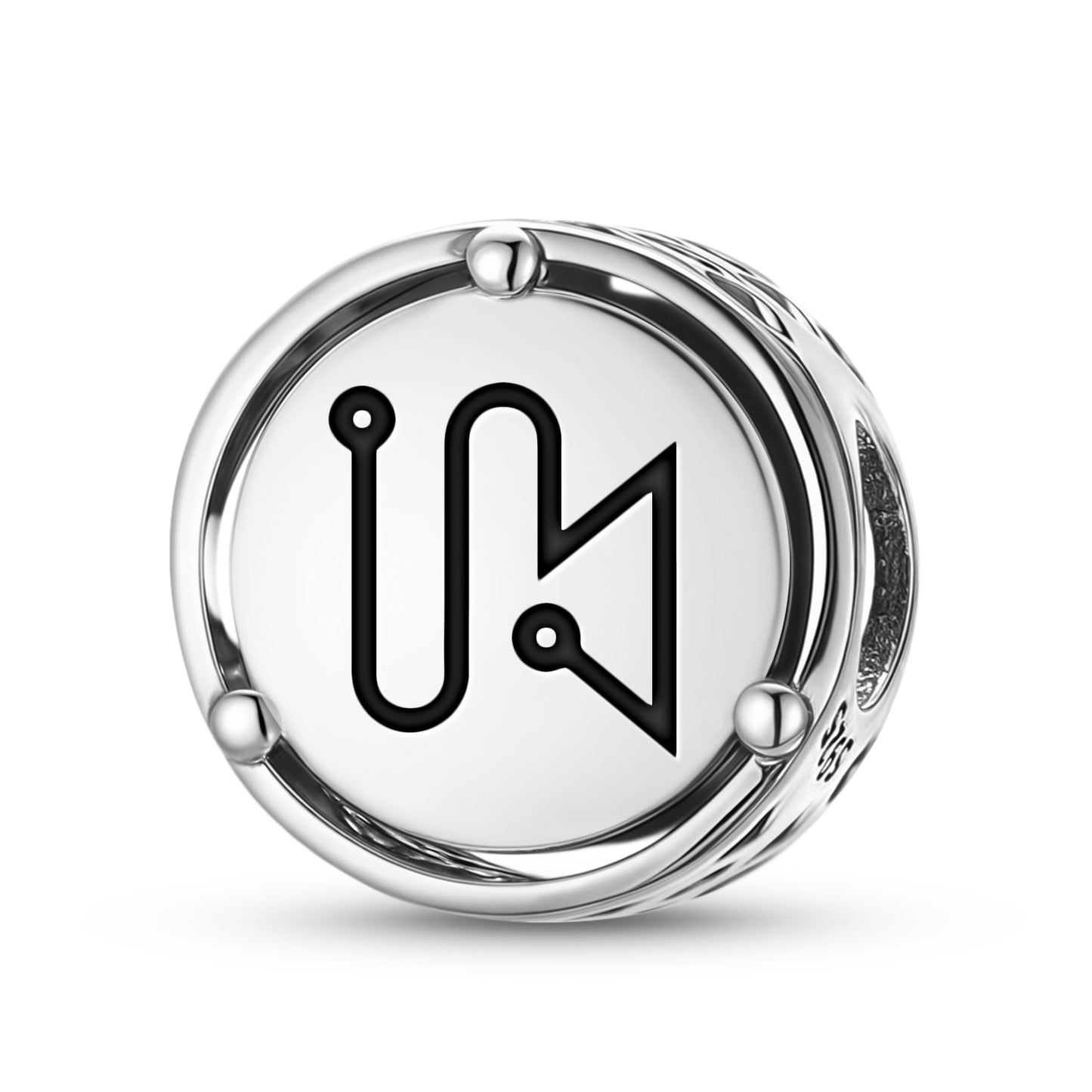 925 Sterling Silver Angels MANAKEL Charms For Bracelets & Necklaces Pendants Beads Jewelry Fit Pan Bracelet Charm Ethnic Cultural Symbols Gifts For Women
