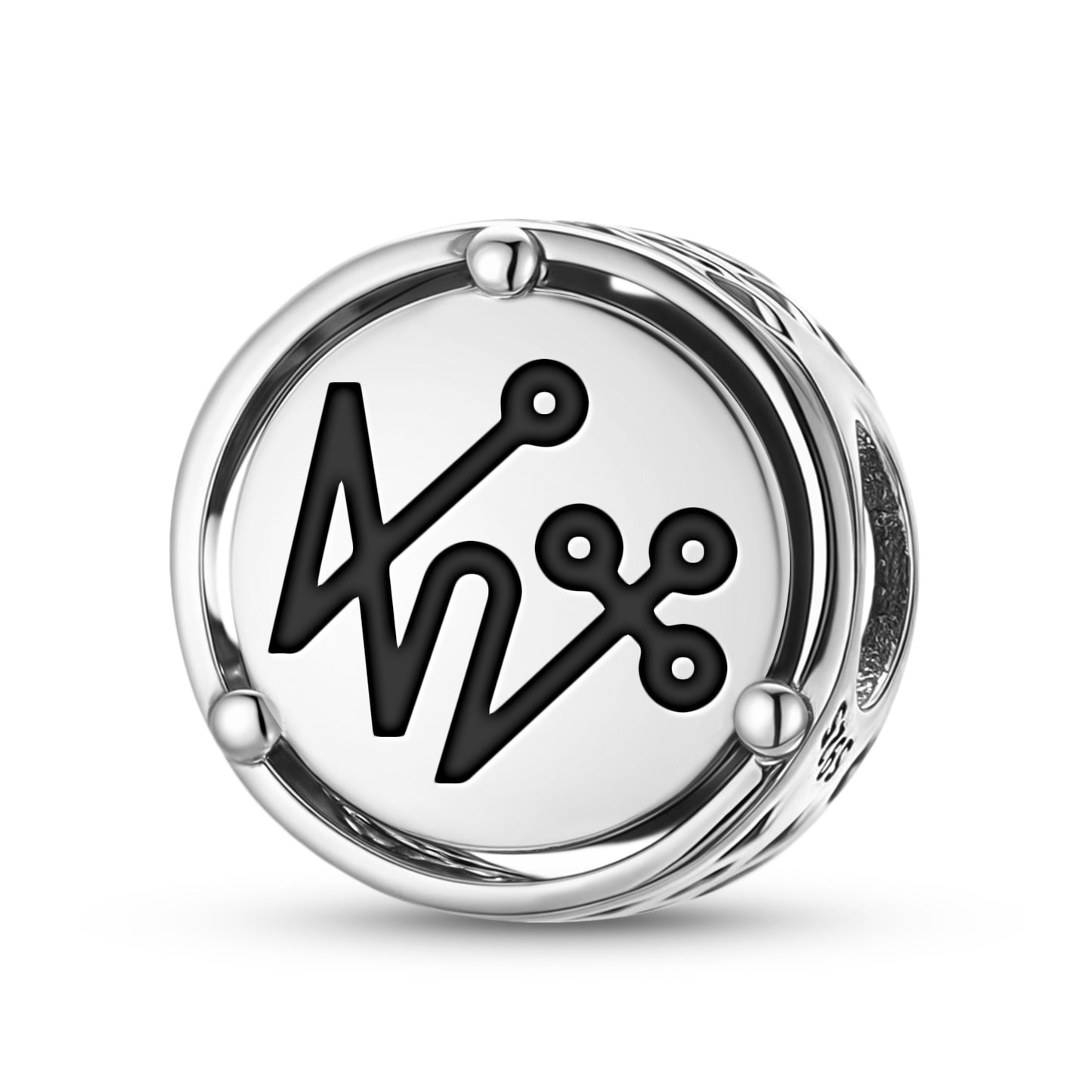 925 Sterling Silver Angels IAH-HEL Charms For Bracelets & Necklaces Pendants Beads Jewelry Fit Pan Bracelet Charm Ethnic Cultural Symbols Gifts For Women