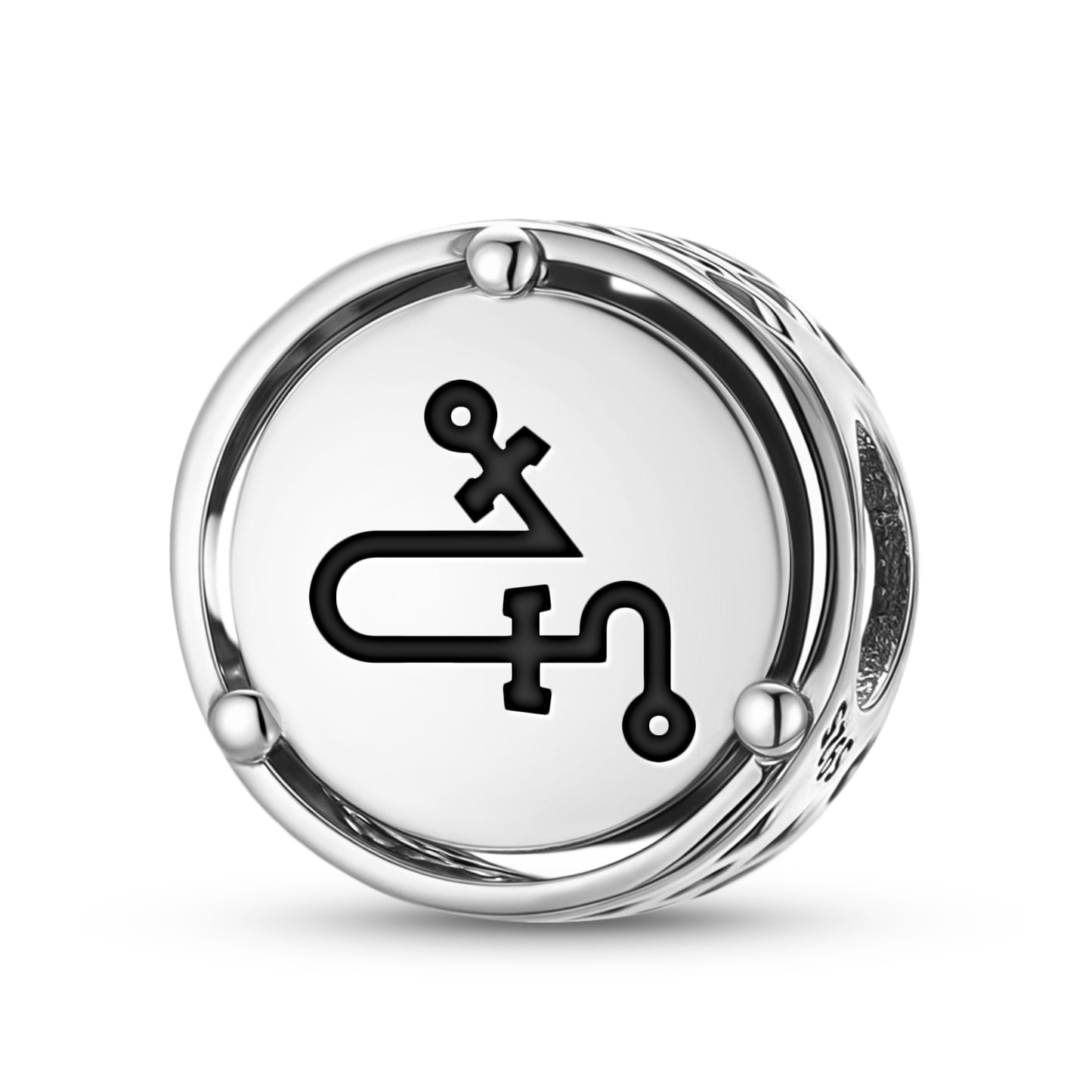 925 Sterling Silver Angels HARAHEL Charms For Bracelets & Necklaces Pendants Beads Jewelry Fit Pan Bracelet Charm Ethnic Cultural Symbols Gifts For Women
