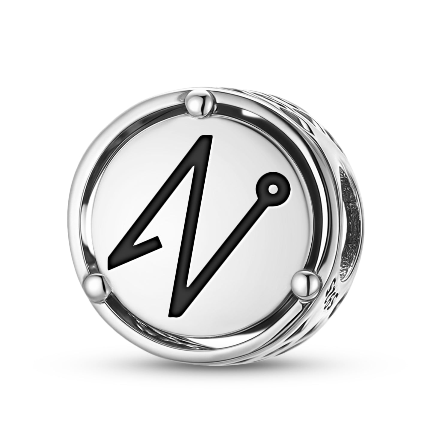 925 Sterling Silver Angels NEMAMIAH Charms For Bracelets & Necklaces Pendants Beads Jewelry Fit Pan Bracelet Charm Ethnic Cultural Symbols Gifts For Women