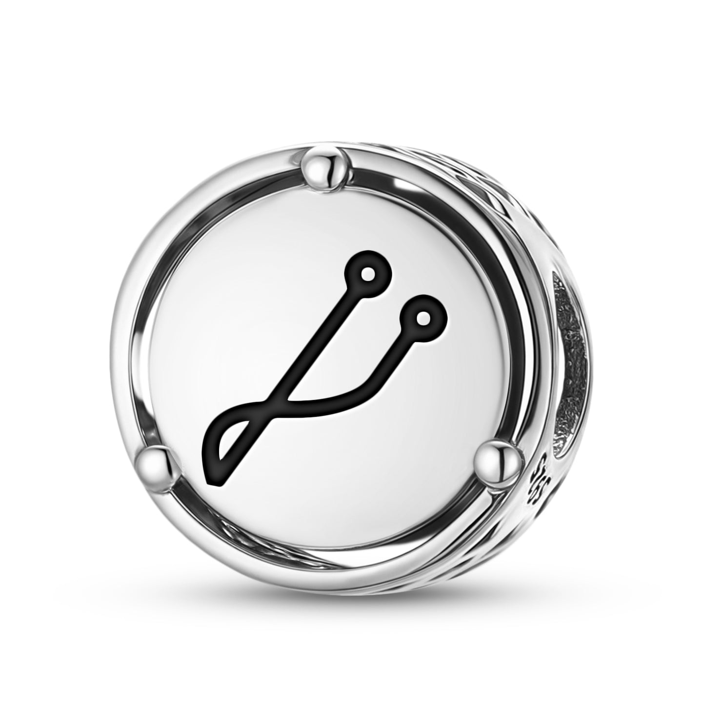 925 Sterling Silver Angels CALIEL Charms For Bracelets & Necklaces Pendants Beads Jewelry Fit Pan Bracelet Charm Ethnic Cultural Symbols Gifts For Women