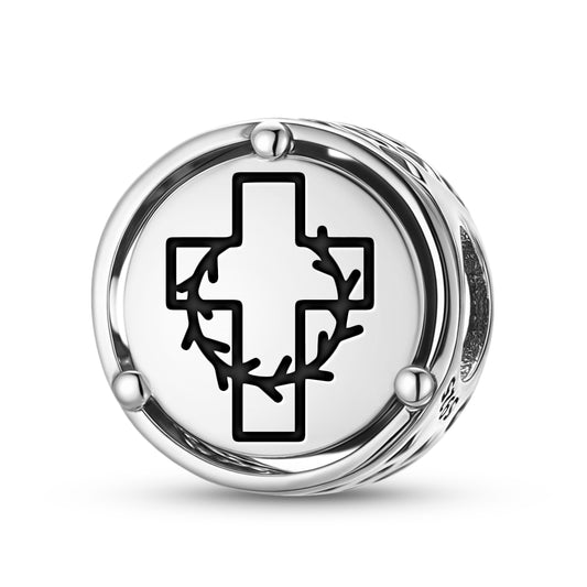 925 Sterling Silver Templar Cross Charms For Bracelets & Necklaces Pendants Beads Jewelry Fit Pan Bracelet Charm Ethnic Cultural Symbols Gifts For Women