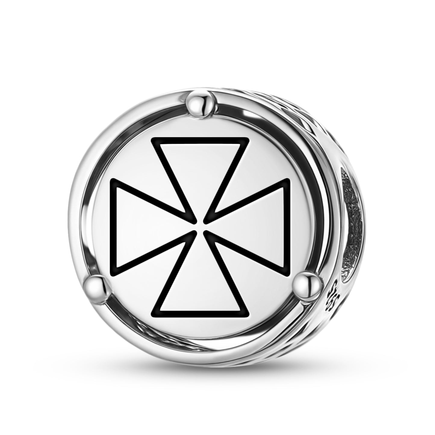925 Sterling Silver Templar Templar Cross Charms For Bracelets & Necklaces Pendants Beads Jewelry Fit Pan Bracelet Charm Ethnic Cultural Symbols Gifts For Women