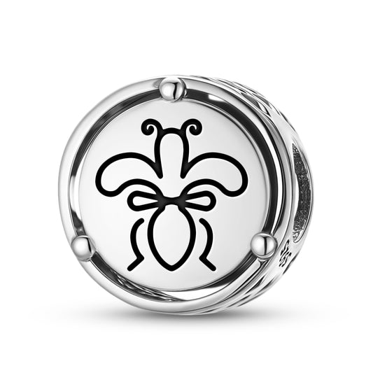 925 Sterling Silver Templar The Bee Charms For Bracelets & Necklaces Pendants Beads Jewelry Fit Pan Bracelet Charm Ethnic Cultural Symbols Gifts For Women