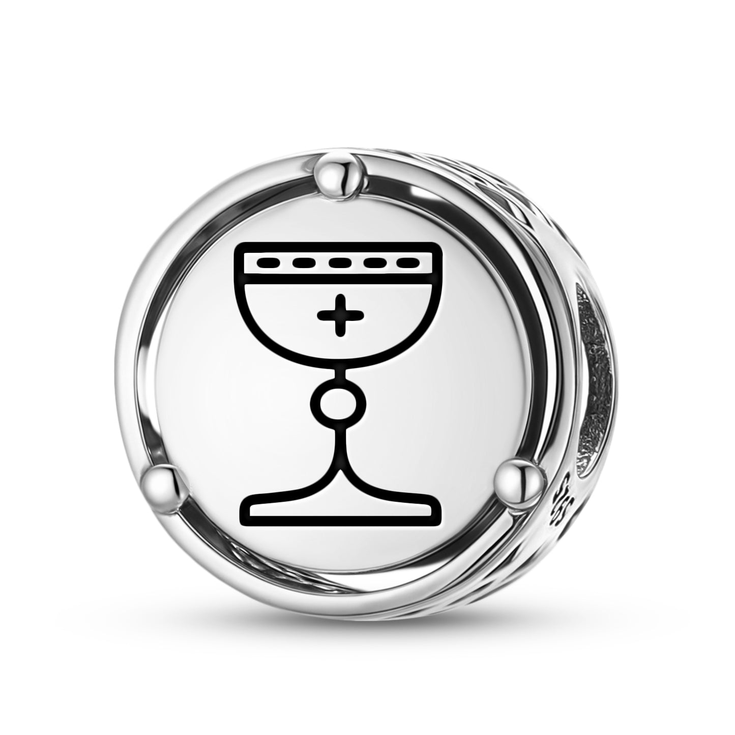 925 Sterling Silver Templar Holy Grail Charms For Bracelets & Necklaces Pendants Beads Jewelry Fit Pan Bracelet Charm Ethnic Cultural Symbols Gifts For Women