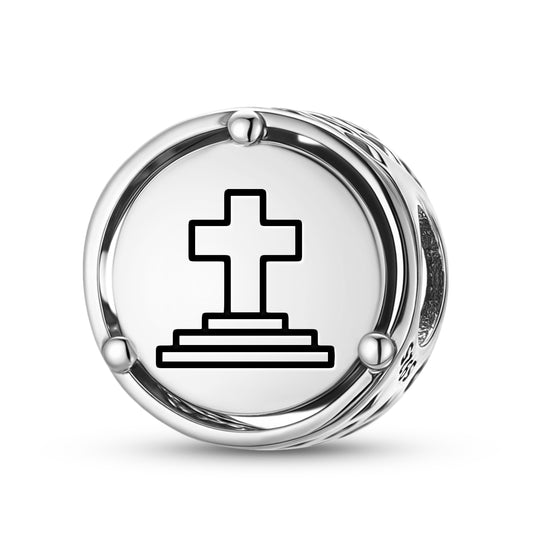 925 Sterling Silver Templar Calvary Cross Charms For Bracelets & Necklaces Pendants Beads Jewelry Fit Pan Bracelet Charm Ethnic Cultural Symbols Gifts For Women