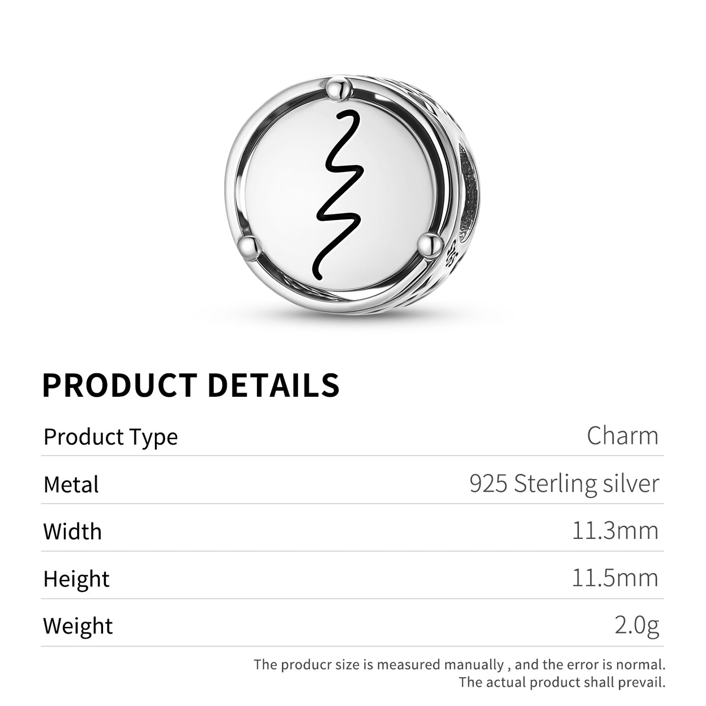925 Sterling Silver Reiki RAKU Charms For Bracelets & Necklaces Pendants Beads Jewelry Fit Pan Bracelet Charm Ethnic Cultural Symbols Gifts For Women