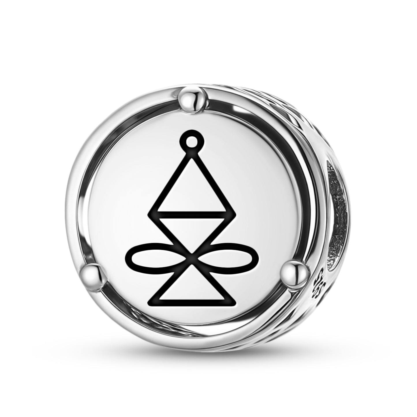 925 Sterling Silver Reiki HALU Charms For Bracelets & Necklaces Pendants Beads Jewelry Fit Pan Bracelet Charm Ethnic Cultural Symbols Gifts For Women
