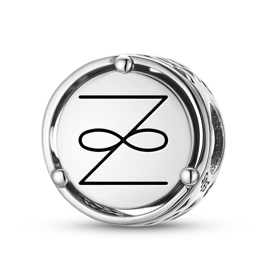 925 Sterling Silver Reiki ZONAR Charms For Bracelets & Necklaces Pendants Beads Jewelry Fit Pan Bracelet Charm Ethnic Cultural Symbols Gifts For Women