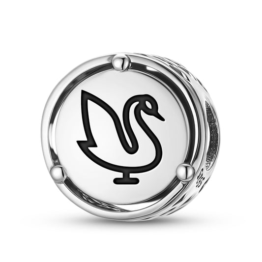 925 Sterling Silver Hindu Hansa Charms For Bracelets & Necklaces Pendants Beads Jewelry Fit Pan Bracelet Charm Ethnic Cultural Symbols Gifts For Women