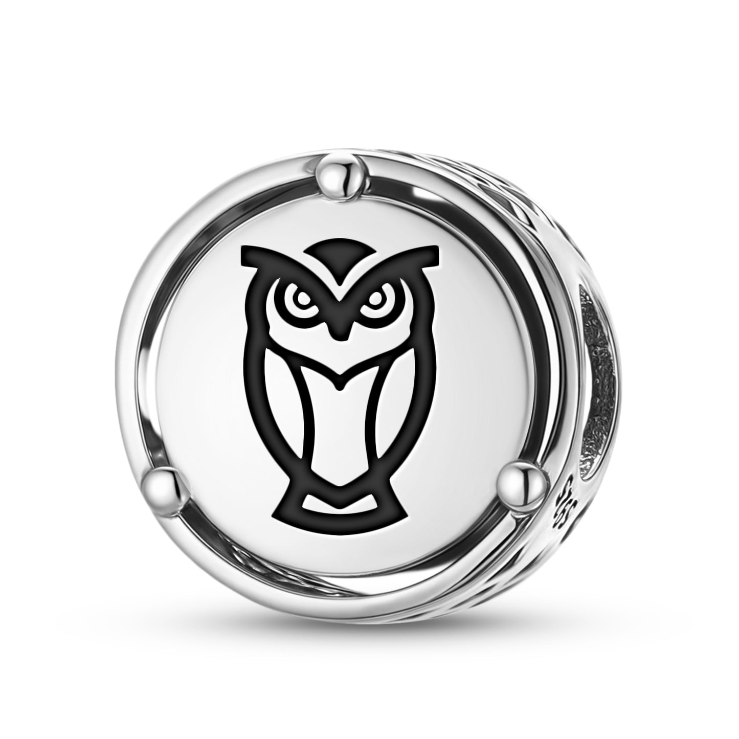 925 Sterling Silver Animal OWL Charms For Bracelets & Necklaces Pendants Beads Jewelry Fit Pan Bracelet Charm Ethnic Cultural Symbols Gifts For Women
