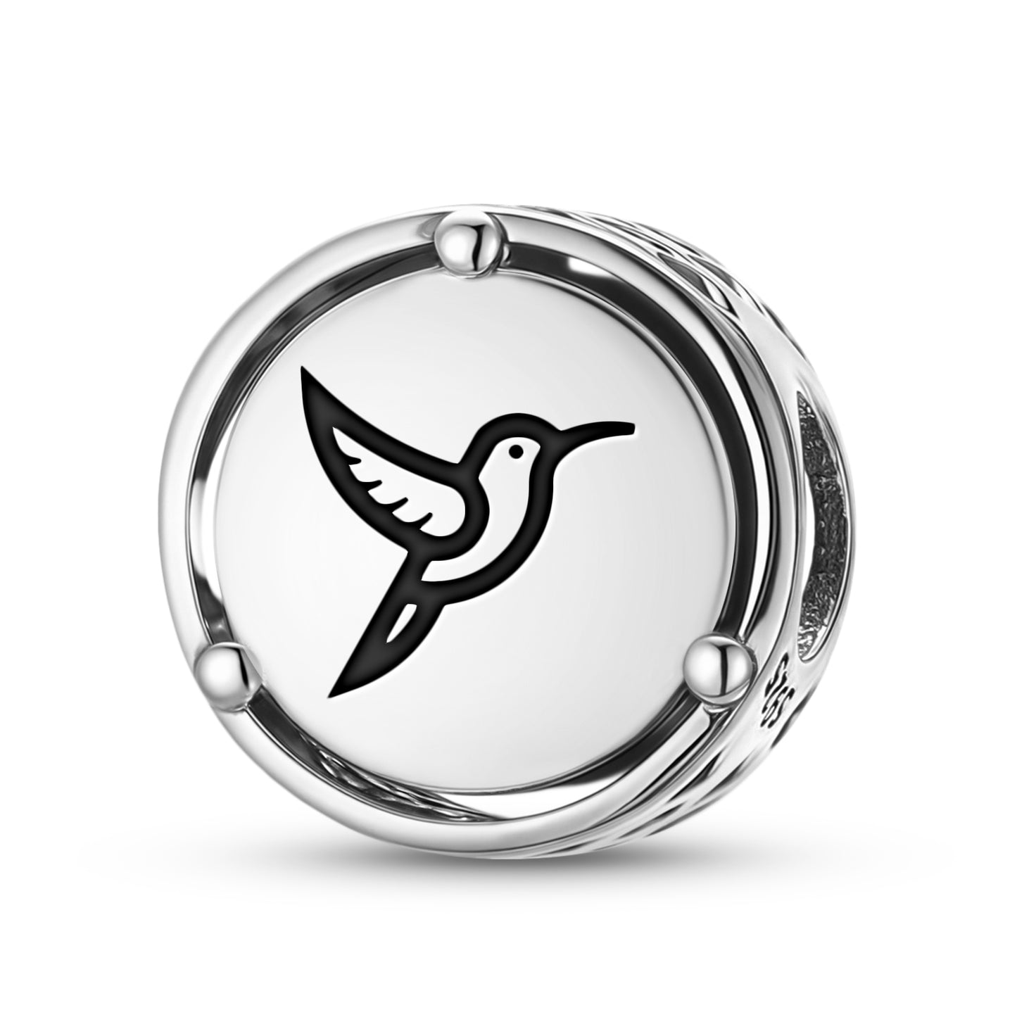 925 Sterling Silver Animal HUMMINGBIRD Charms For Bracelets & Necklaces Pendants Beads Jewelry Fit Pan Bracelet Charm Ethnic Cultural Symbols Gifts For Women