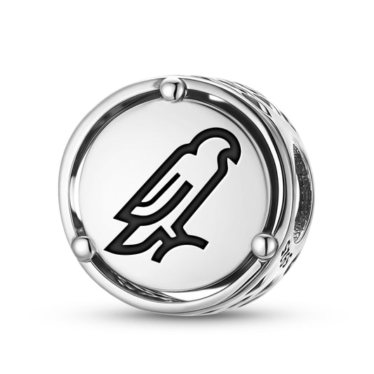 925 Sterling Silver Animal HAWK Charms For Bracelets & Necklaces Pendants Beads Jewelry Fit Pan Bracelet Charm Ethnic Cultural Symbols Gifts For Women
