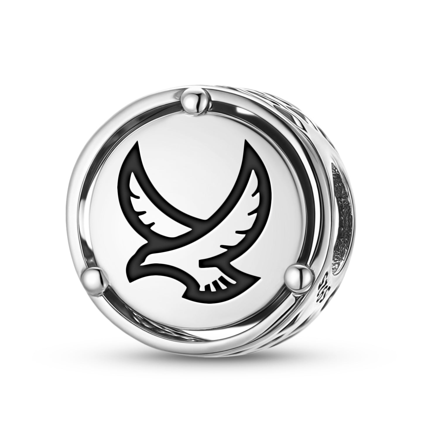925 Sterling Silver Animal FALCON Charms For Bracelets & Necklaces Pendants Beads Jewelry Fit Pan Bracelet Charm Ethnic Cultural Symbols Gifts For Women