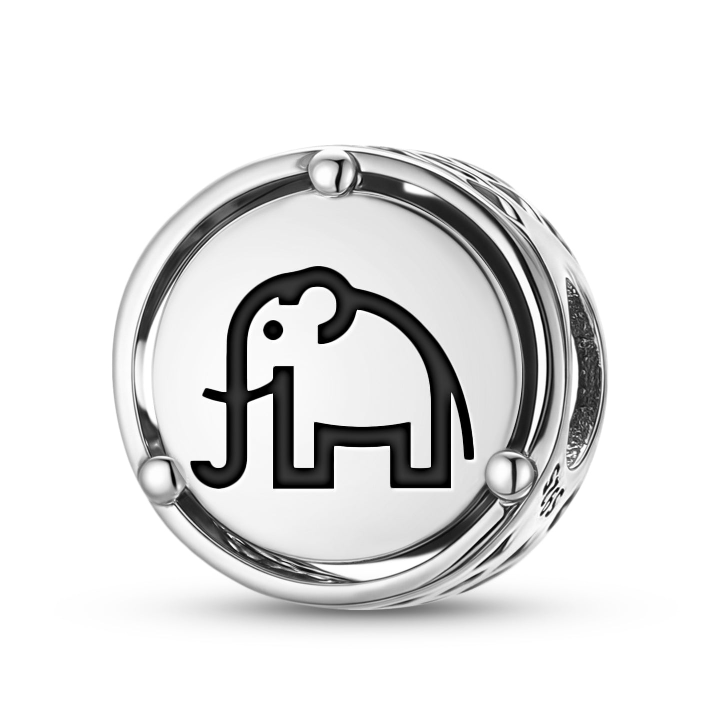 925 Sterling Silver Animal ELEPHANT Charms For Bracelets & Necklaces Pendants Beads Jewelry Fit Pan Bracelet Charm Ethnic Cultural Symbols Gifts For Women